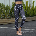 Женская фитнес -йога брюки дышащие спортивные йоги леггинсы